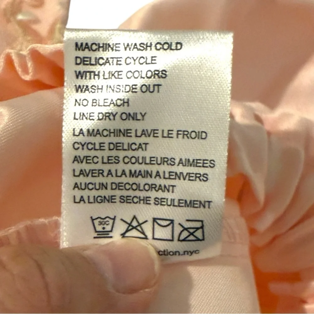 American Princess Baby Girl Dress Set 6M Pink Gold Embroidered Tulle Party Dress - Picture 10 of 10